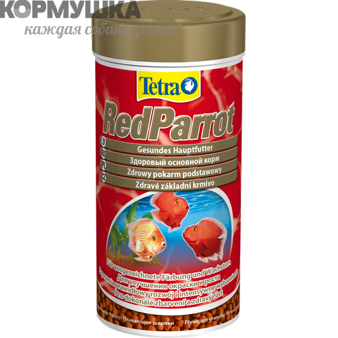 Tetra Red Parrot основной корм для красных попугаев, 250 мл