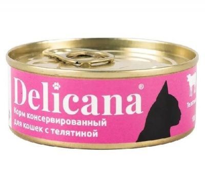 Delicana телятина для взр.кошек 100 г