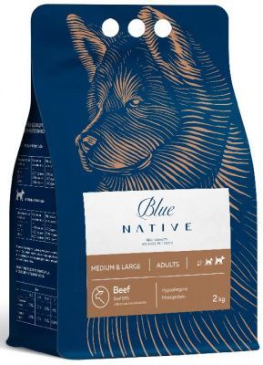 Blue Native Говядина для сред/круп.собак 10 кг