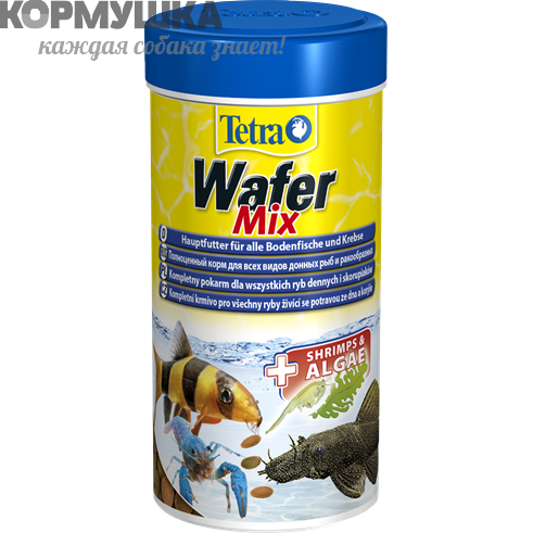 Tetra Wafer Mix корм для донных рыб и ракооб-х, 3,6 л