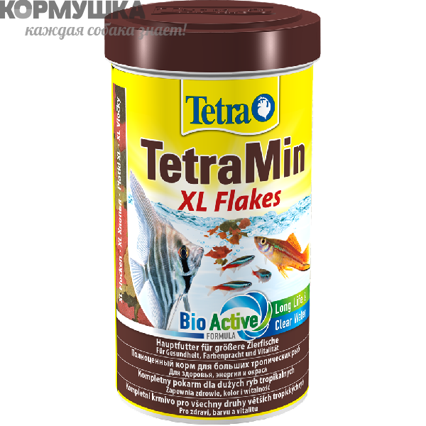 Tetra Min XL Flakes крупные хлопья для декор.рыб 1 л