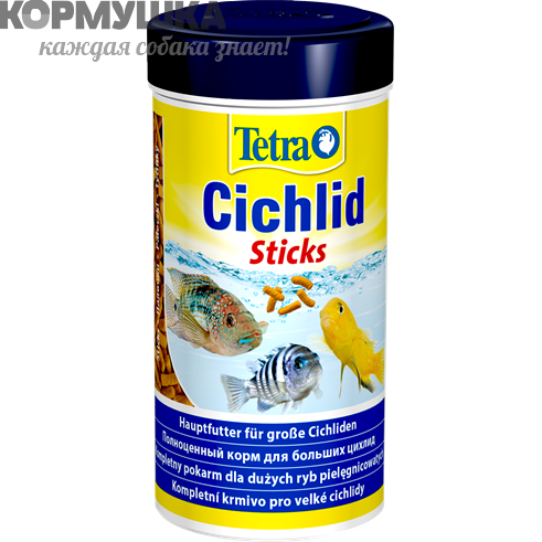 Tetra Cichlid Sticks палочки для цихлид, 250 мл